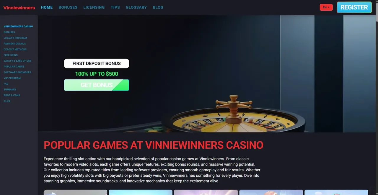 Vinniewinners Casino Casino